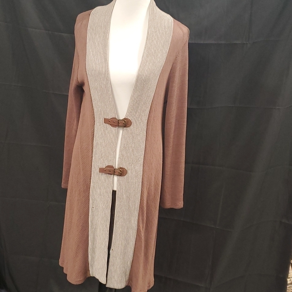 Simply Noelle Buckle Sweater SZ MD